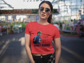 Crop Top with "Honey Badger" Print
